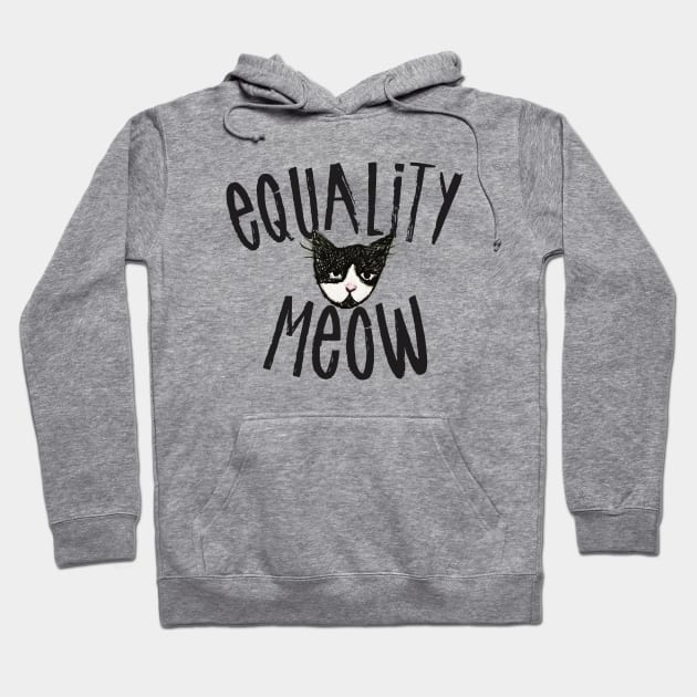 Equality Meow Hoodie by bubbsnugg